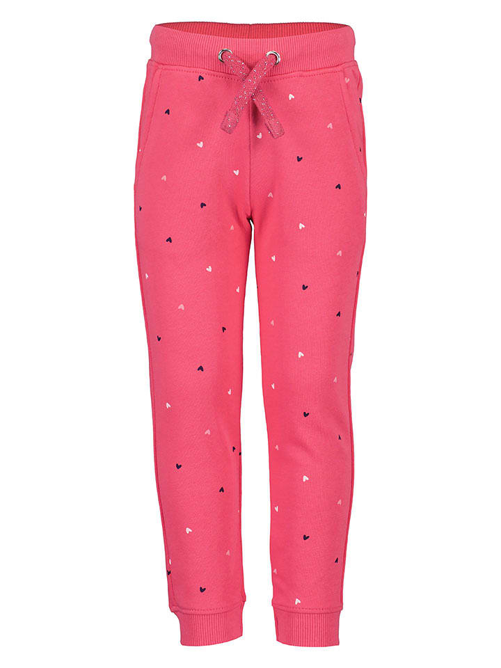 Blue Seven Spodnie dresowe w kolorze różowym rozmiar: 92