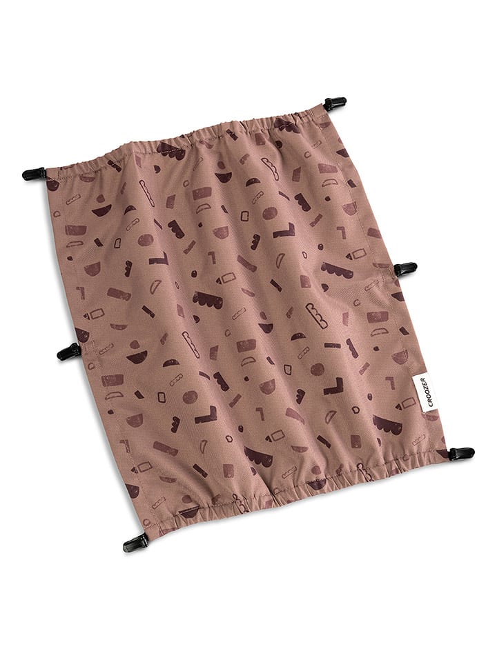 Croozer Osłona przeciwsłoneczna w kolorze szaroróżowym do dwuosobowej przyczepki rozmiar: onesize