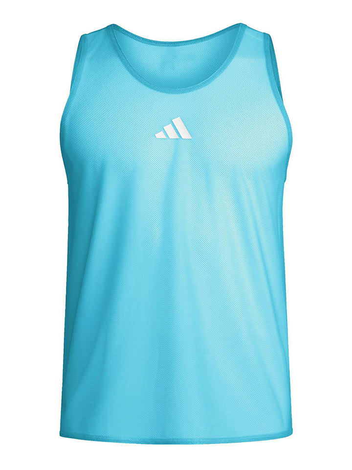 adidas Top sportowy w kolorze niebieskim rozmiar: M