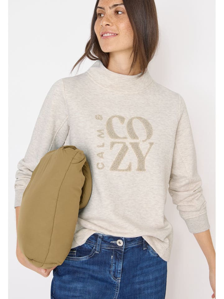 Cecil Sweter w kolorze kremowym rozmiar: XL