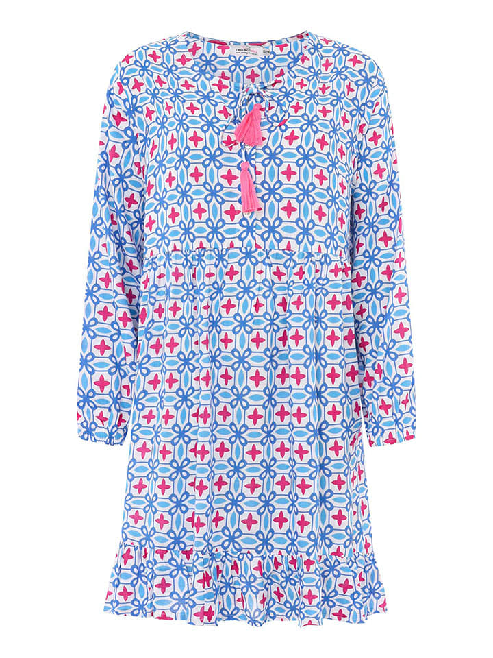 Zwillingsherz Sukienka w kolorze niebieskim rozmiar: S/M