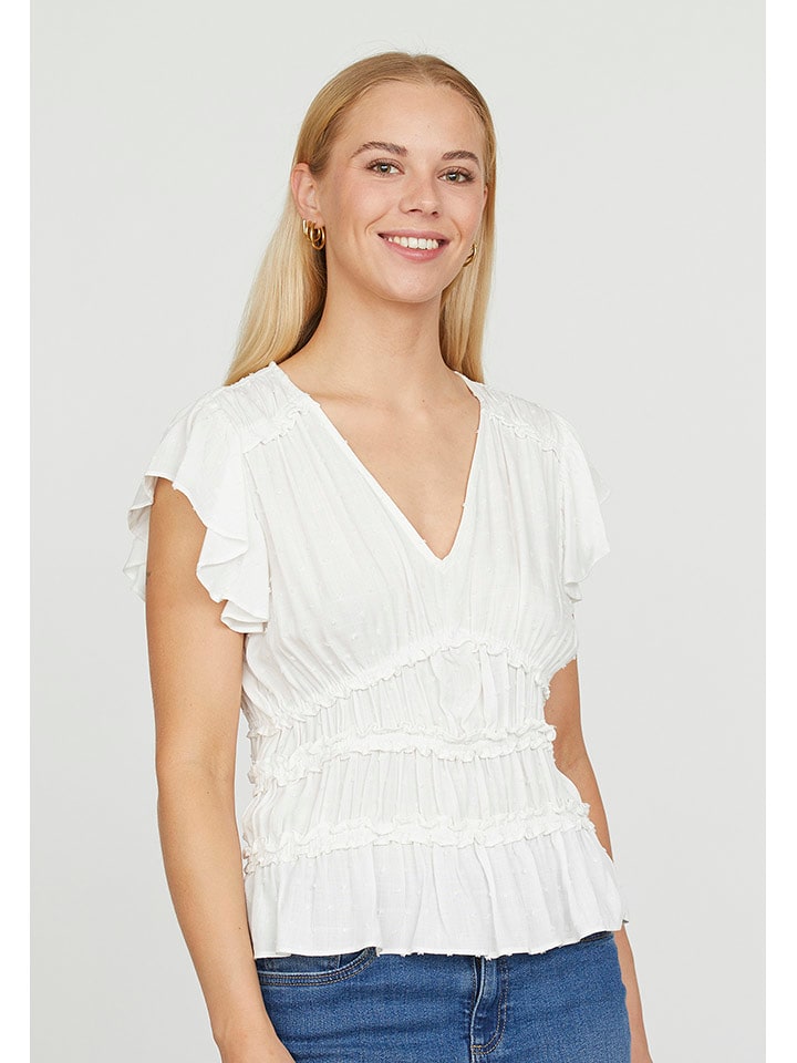 SisterS point Bluzka w kolorze białym rozmiar: XL