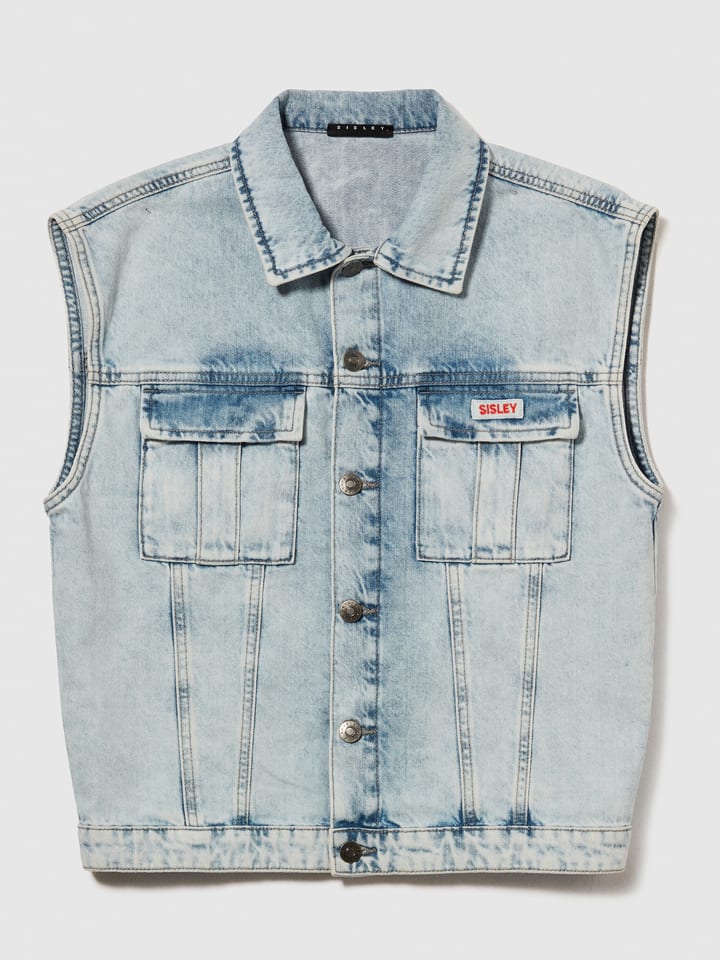 Sisley Kamizelka w kolorze błękitnym rozmiar: 122