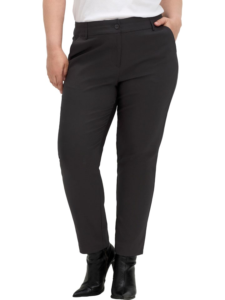 creation L Spodnie chino w kolorze czarnym rozmiar: 50