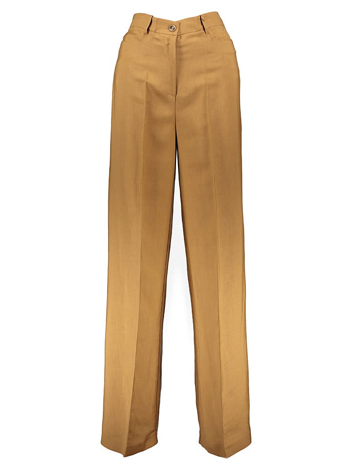 Pinko Spodnie w kolorze musztardowym rozmiar: 34