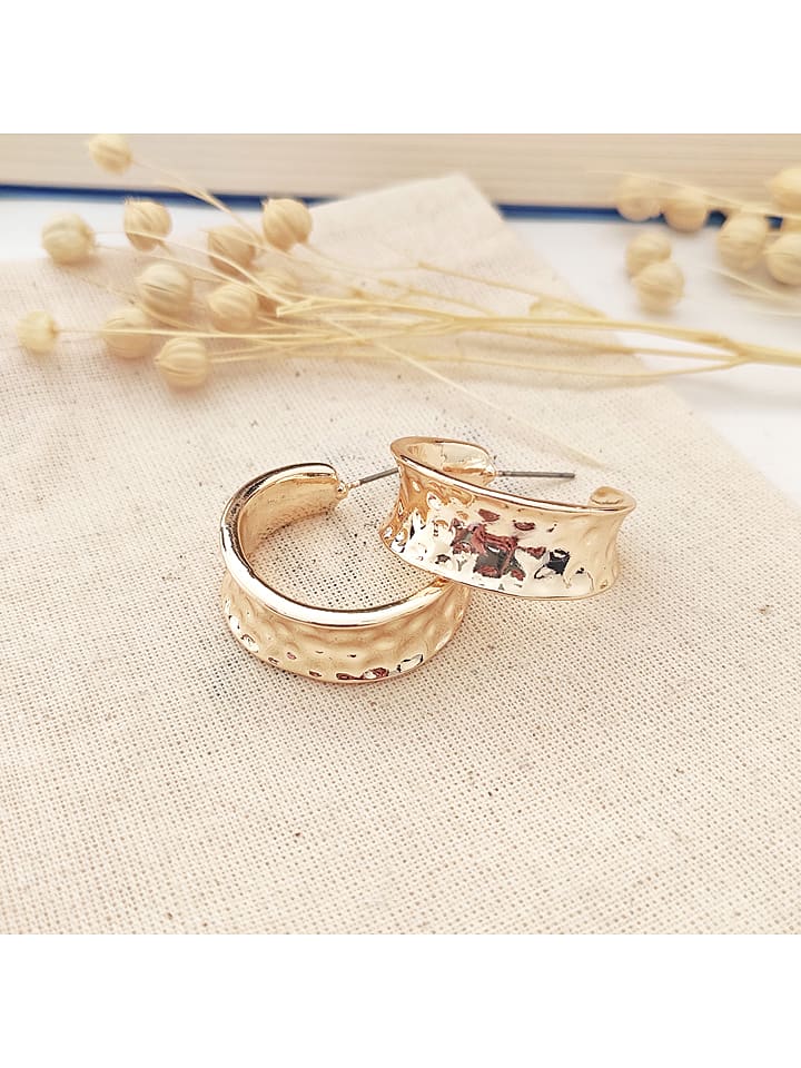 atelier MIU Pozłacane kolczyki-półkreole rozmiar: onesize