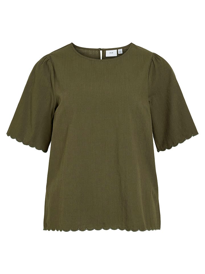 Vila Bluzka w kolorze khaki rozmiar: 36