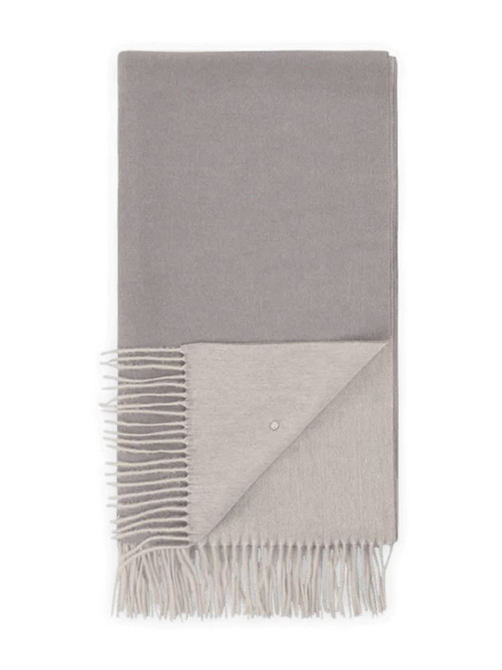 Hey Marly Wełniany szal "Classic" w kolorze kremowo-szarym - 250 x 65 cm rozmiar: onesize