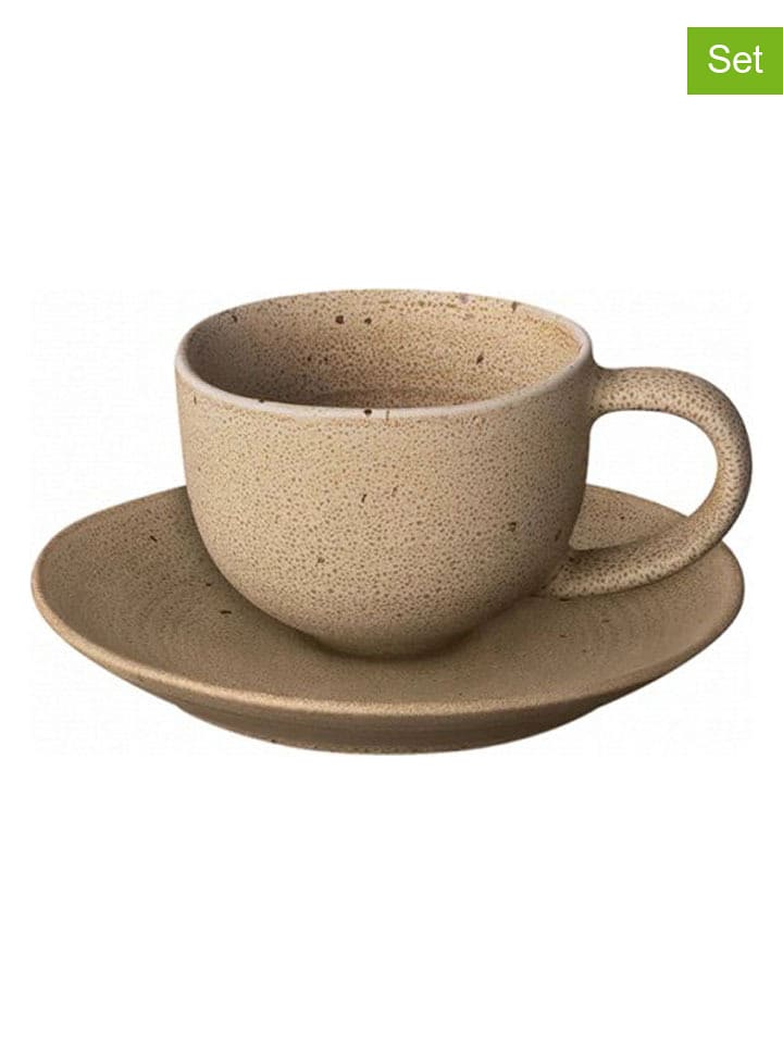 Blomus 2-częściowy zestaw "Kumi" w kolorze beżowym do espresso - 60 ml rozmiar: onesize