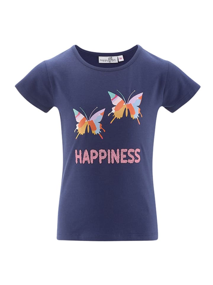 happy girls by Eisend Koszulka w kolorze granatowym rozmiar: 104