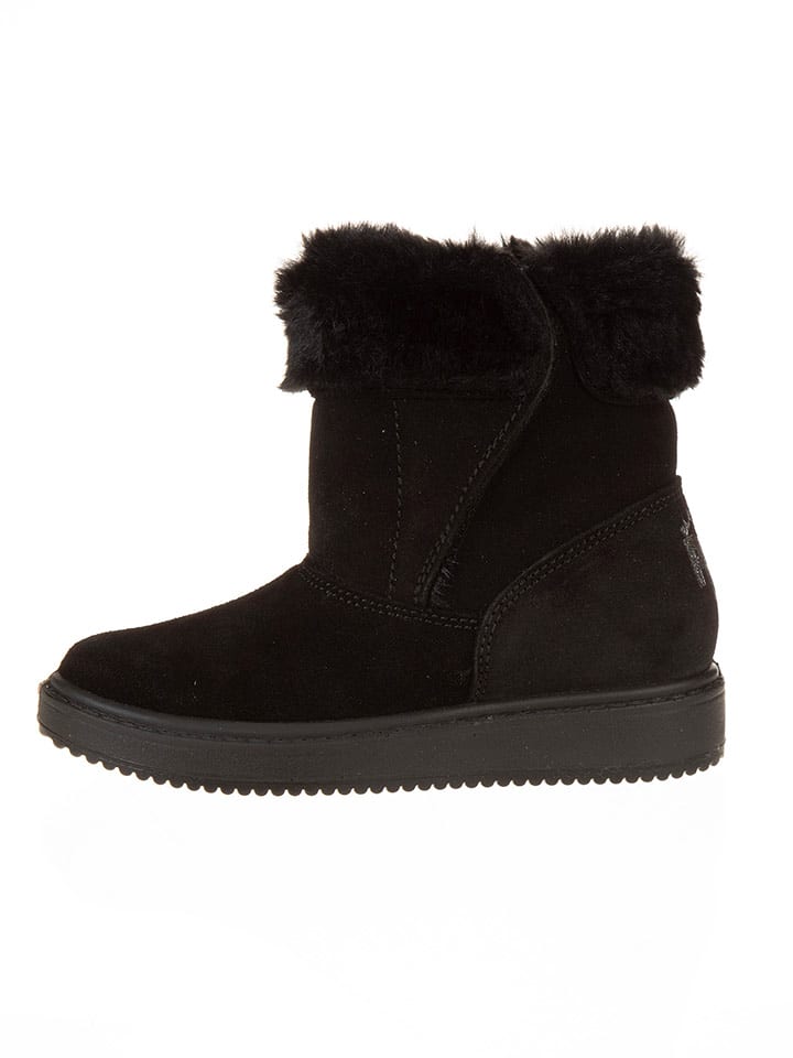 Primigi Skórzane kozaki zimowe w kolorze czarnym rozmiar: 34