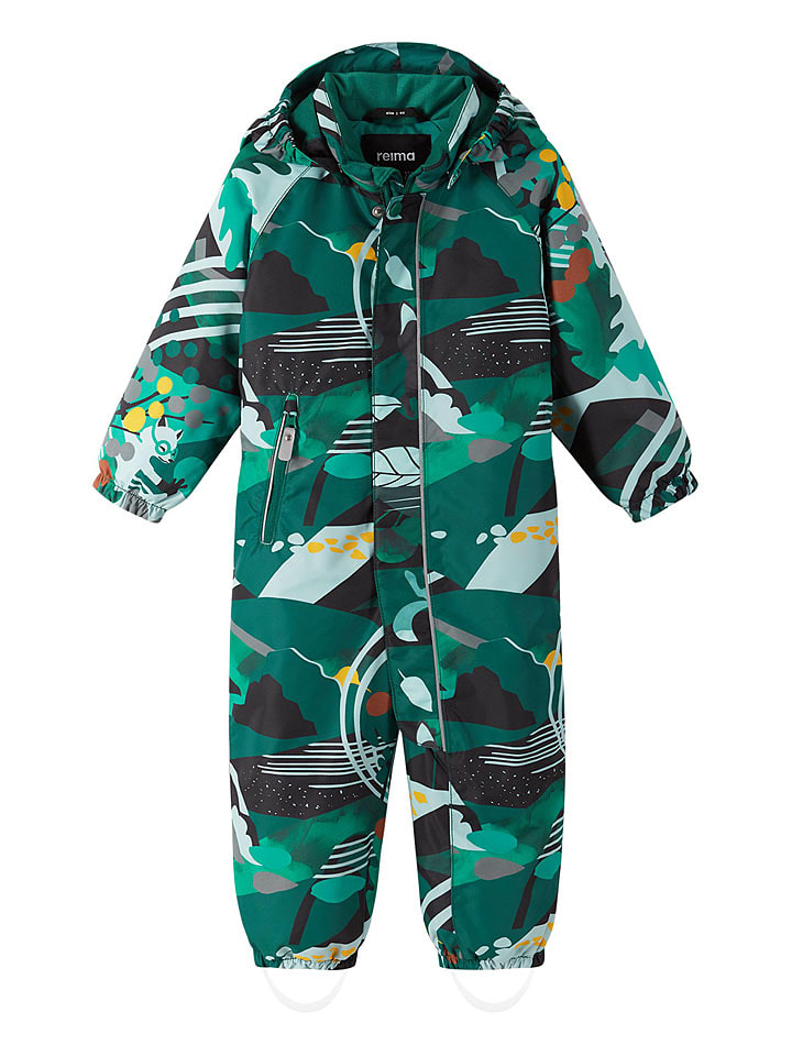 Reima Kombinezon zimowy "Puhuri" w kolorze zielonym rozmiar: 92