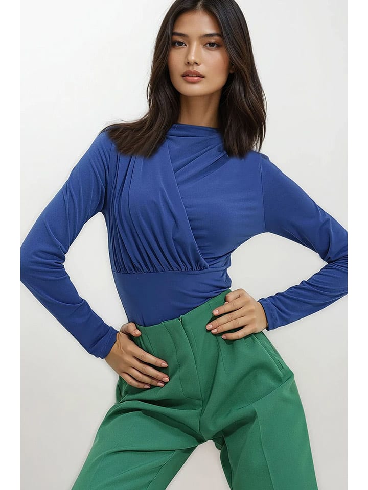 trendyol Bluzka w kolorze granatowym rozmiar: XL