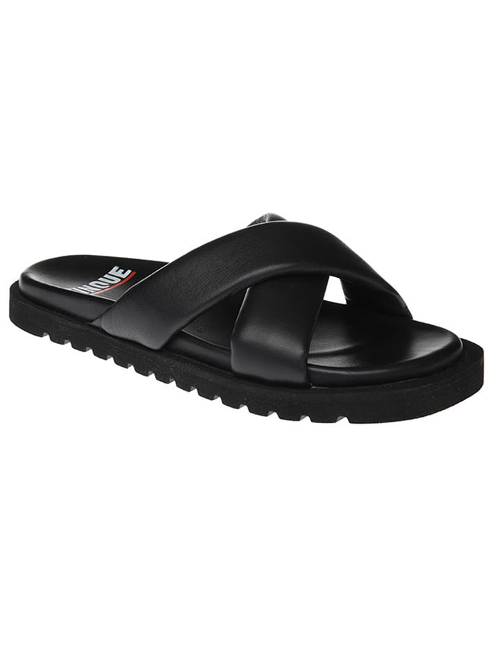 Cinque Skórzane klapki "Sofia Nappa" w kolorze czarnym rozmiar: 37