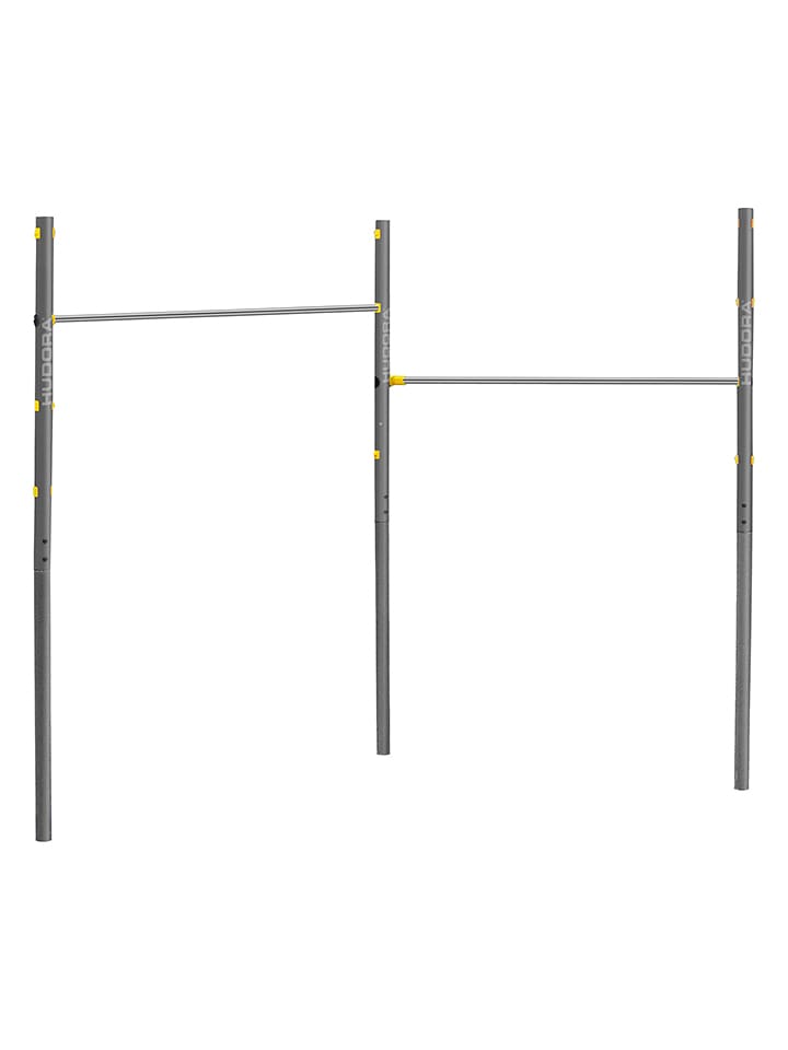 Hudora Drążek gimnastyczny "Fabian Pro" w kolorze szarym - 3+ rozmiar: onesize