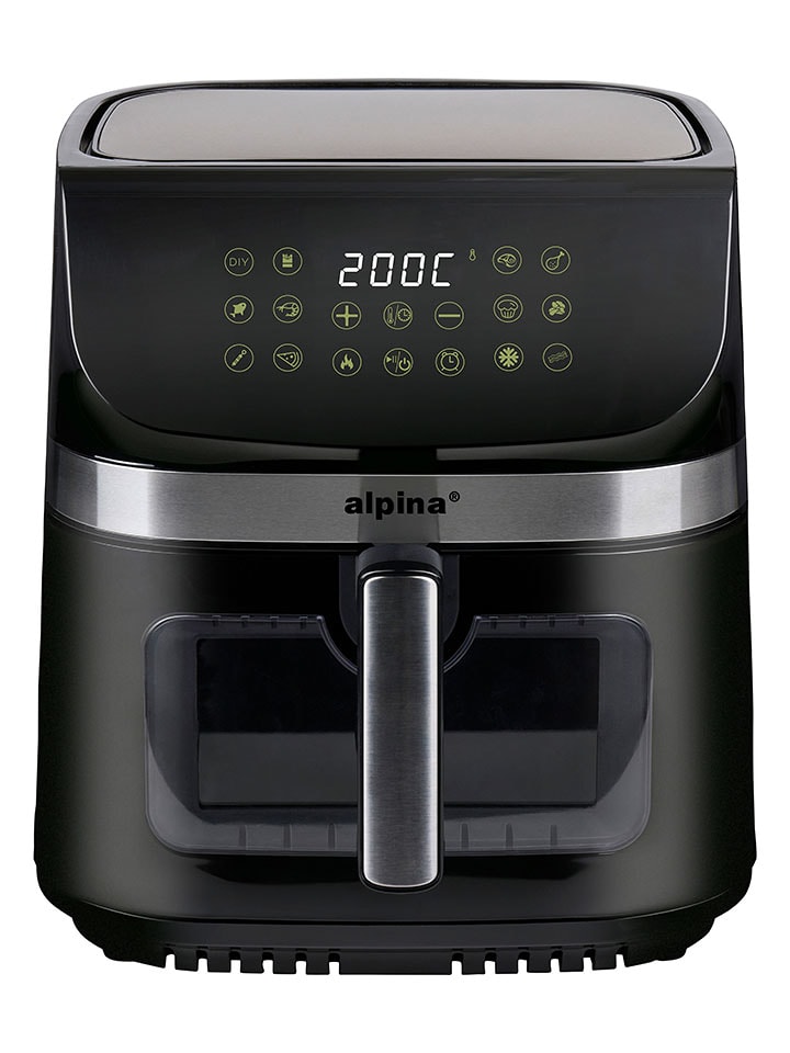 Alpina Frytkownica beztłuszczowa w kolorze czarnym - 9 l rozmiar: onesize