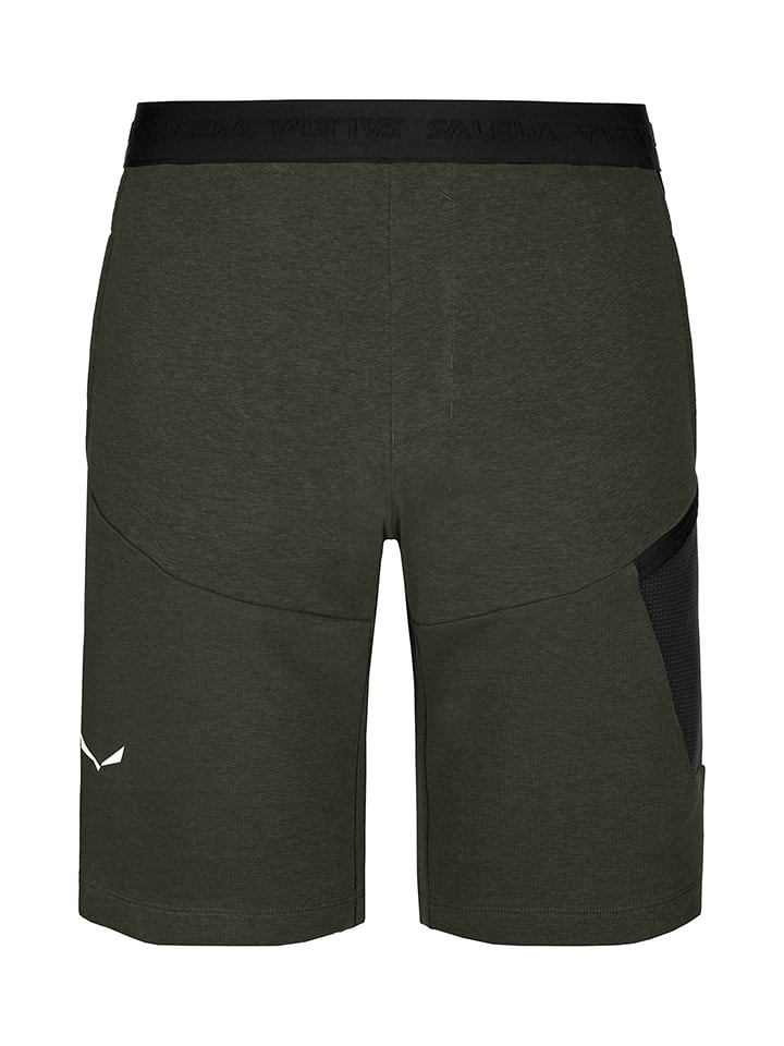 Salewa Szorty funkcyjne w kolorze oliwkowo-czarnym rozmiar: XL