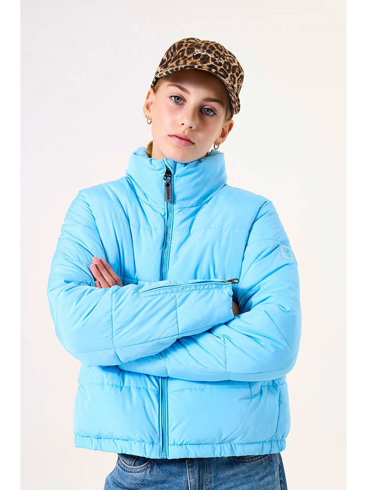 Garcia Kurtka pikowana w kolorze błękitnym rozmiar: 152/158