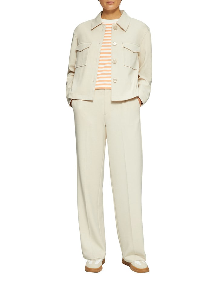 s.Oliver Spodnie w kolorze beżowym rozmiar: 42