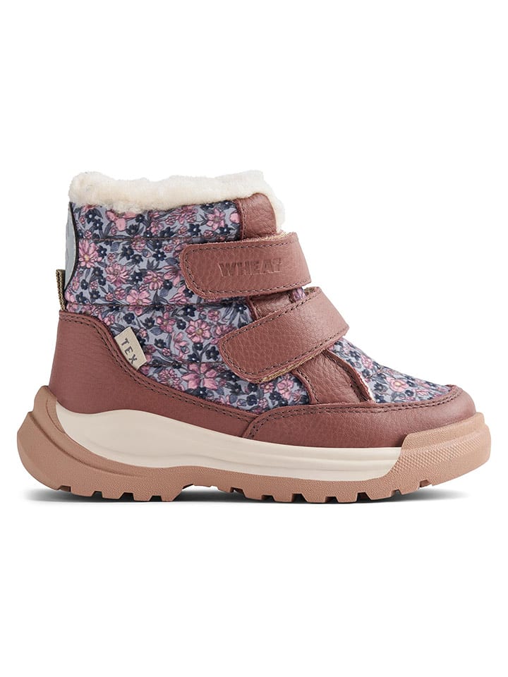 Wheat Botki zimowe w kolorze fioletowo-jasnoróżowym rozmiar: 31