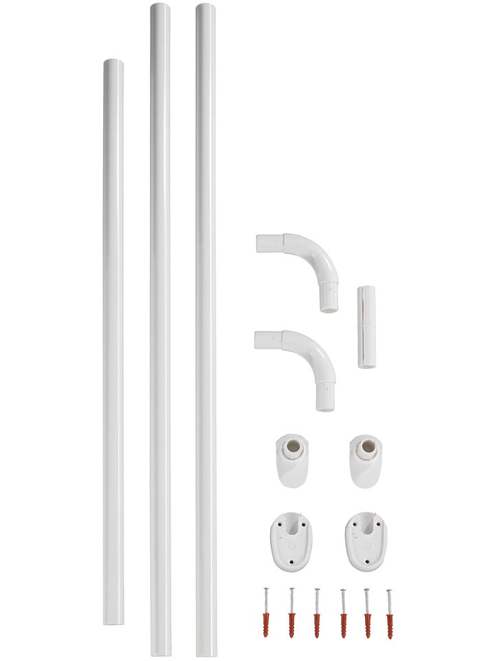 Wenko Drążek prysznicowy w kolorze białym rozmiar: onesize