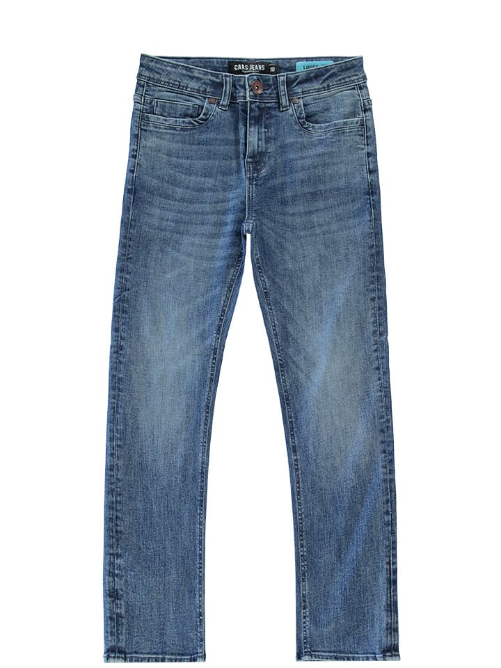 Cars Dżinsy "Scott" - Regular fit - w kolorze niebieskim rozmiar: 158