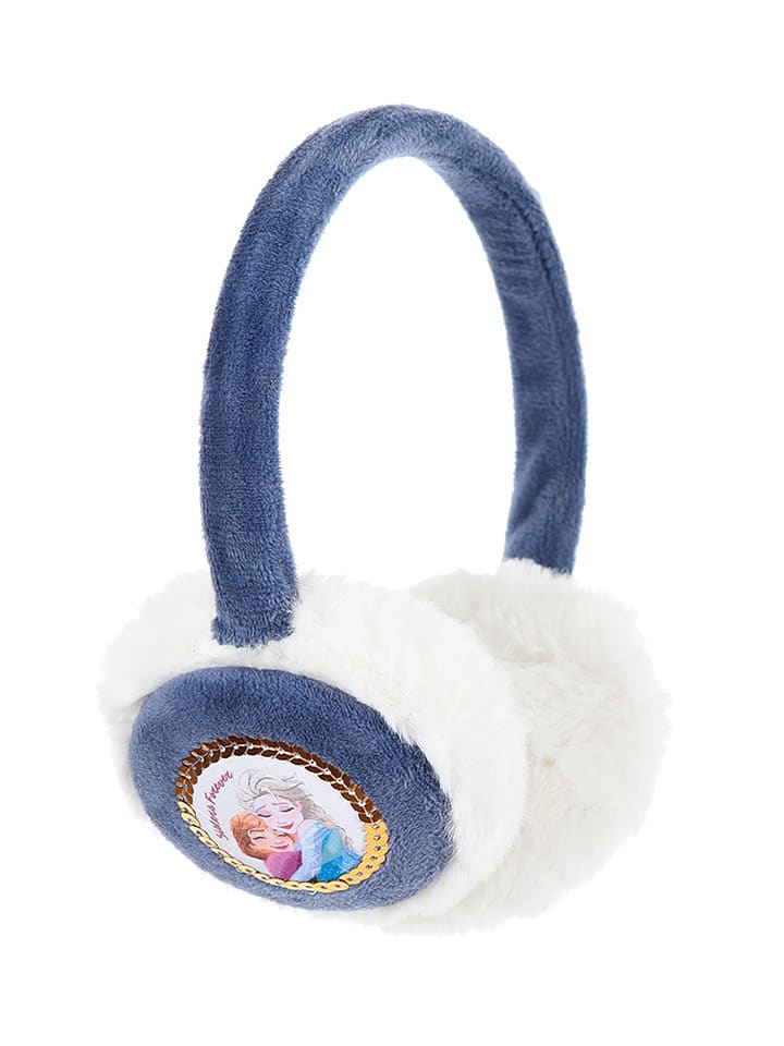 Disney Frozen Nauszniki "Kraina Lodu" w kolorze granatowo-białym rozmiar: onesize