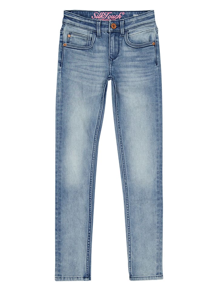 Vingino Dżinsy "Belize" - Super Skinny fit - w kolorze niebieskim rozmiar: 176