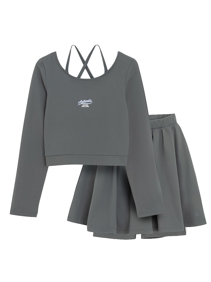 COOL CLUB 2-częściowy zestaw w kolorze szarym rozmiar: 164