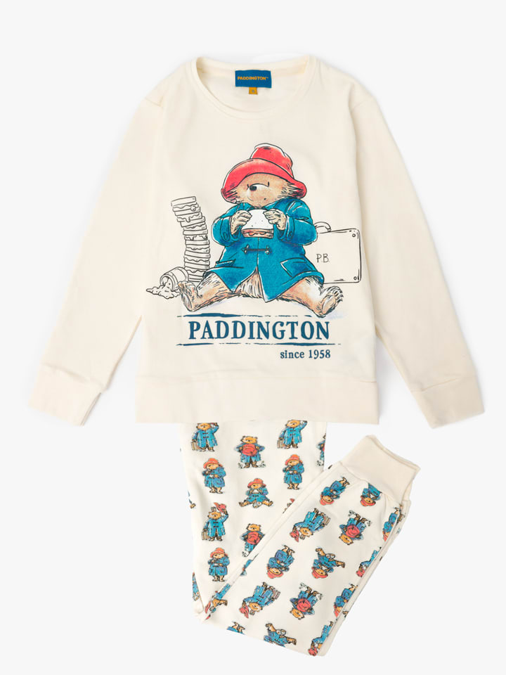 Paddington Piżama "Paddington" w kolorze kremowym rozmiar: 128