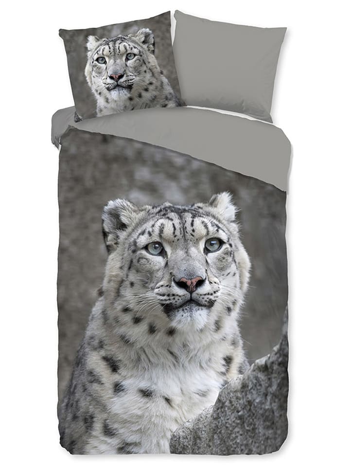 Good Morning Komplet pościeli flanelowej "Chief" w kolorze szarym rozmiar: 200x200 cm