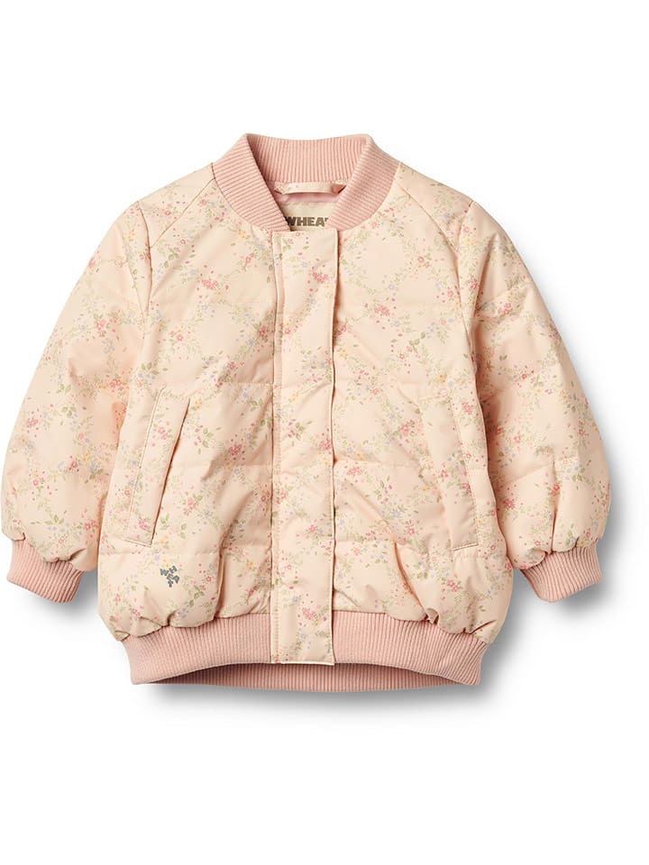 Wheat Kurtka pikowana "Lotte" w kolorze żółto-jasnoróżowym rozmiar: 92