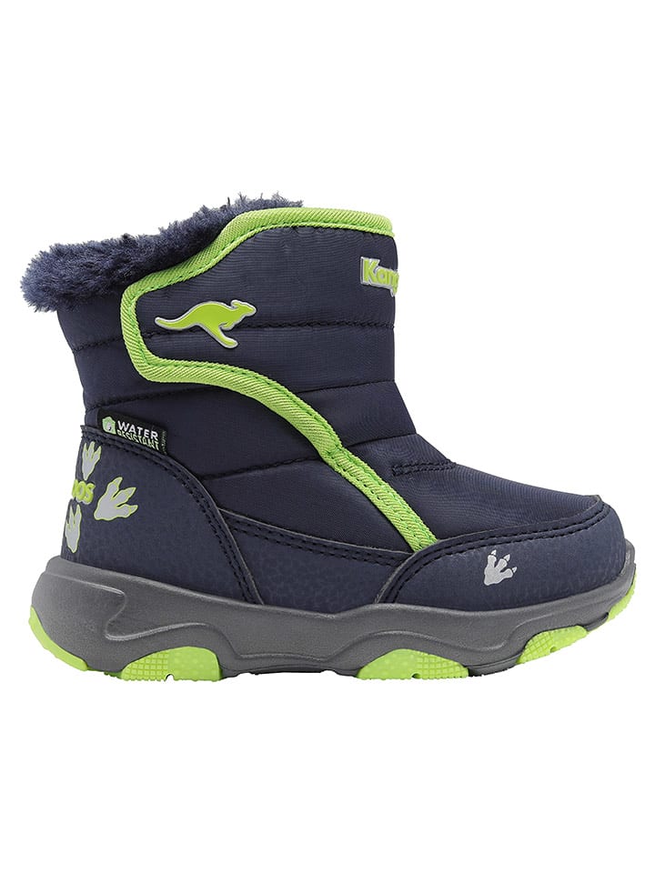 Kangaroos Kozaki zimowe "KS-Trunks Mid V" w kolorze granatowo-zielonym rozmiar: 30