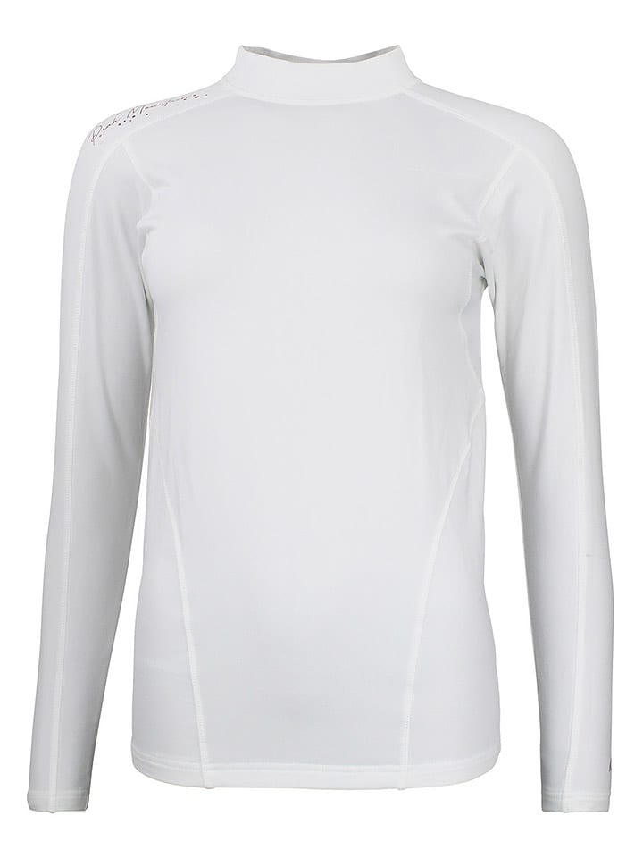 Peak Mountain Koszulka funkcyjna "Anoy" w kolorze białym rozmiar: L