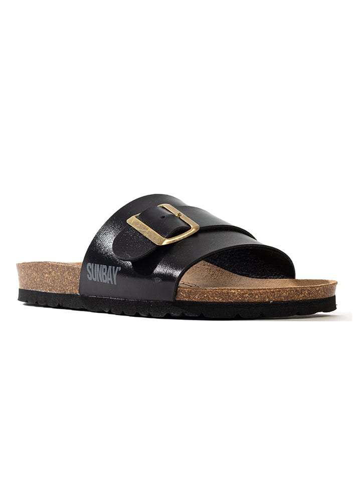 Sunbay Klapki "Ensena" w kolorze czarnym rozmiar: 40