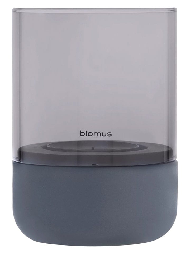 Blomus Świecznik "Calma" w kolorze szarym - wys. 14 x Ø 10 cm rozmiar: onesize