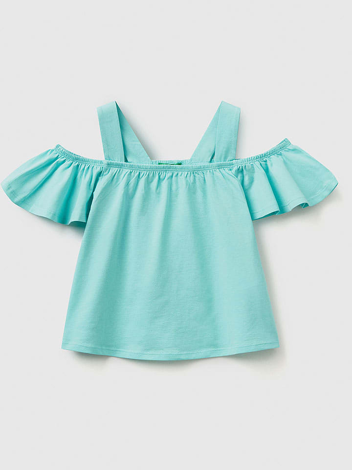 Benetton Koszulka w kolorze turkusowym rozmiar: 150