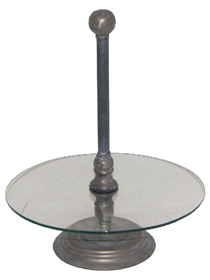 Anticline Etażerka w kolorze srebrnym - wys. 36 x Ø 30 cm rozmiar: onesize