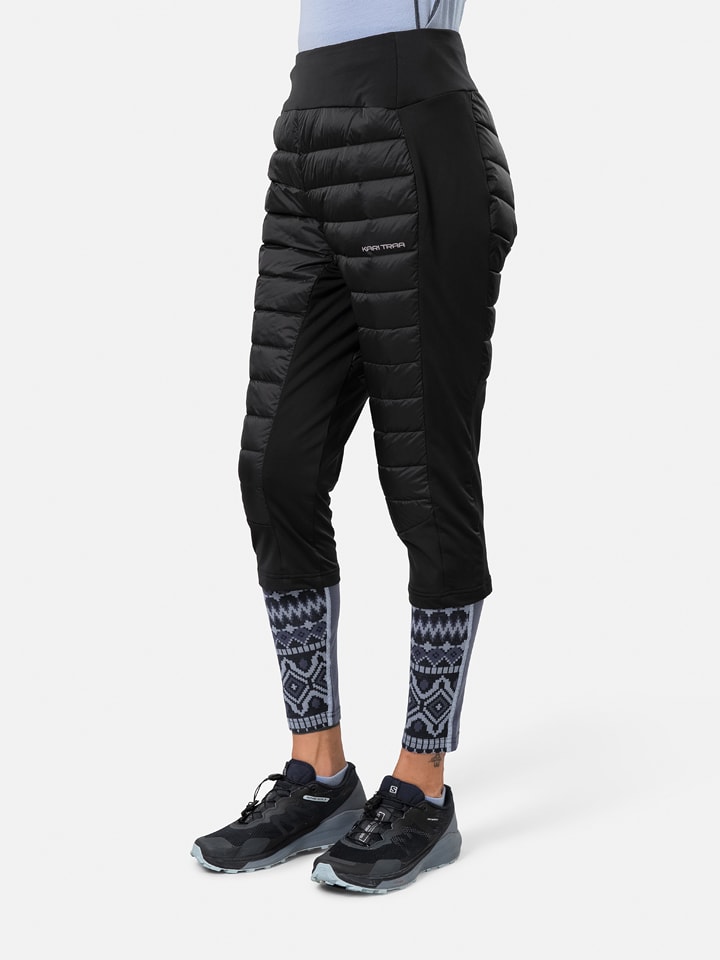KARI TRAA Spodnie puchowe "Emilie" w kolorze czarnym rozmiar: M