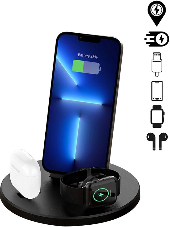 SmartCase Stacja ładująca w kolorze czarnym rozmiar: onesize