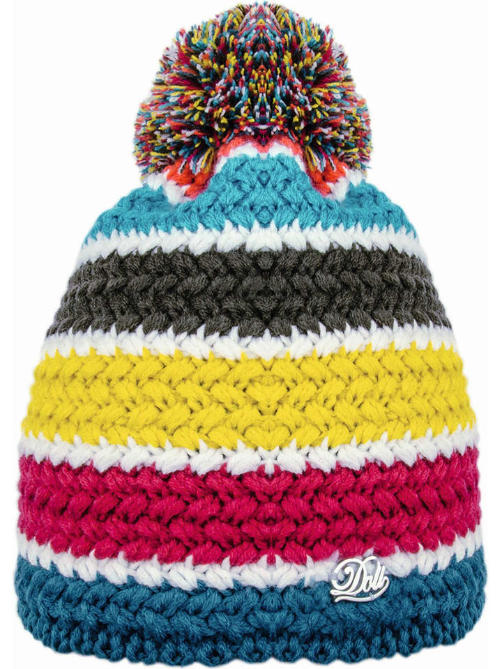 Döll Dzianinowa czapka ze wzorem rozmiar: 49 cm