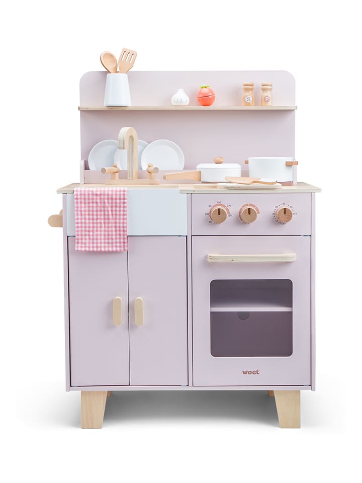 New Classic Toys Kuchnia w kolorze jasnoróżowym do zabawy - 3+ rozmiar: onesize