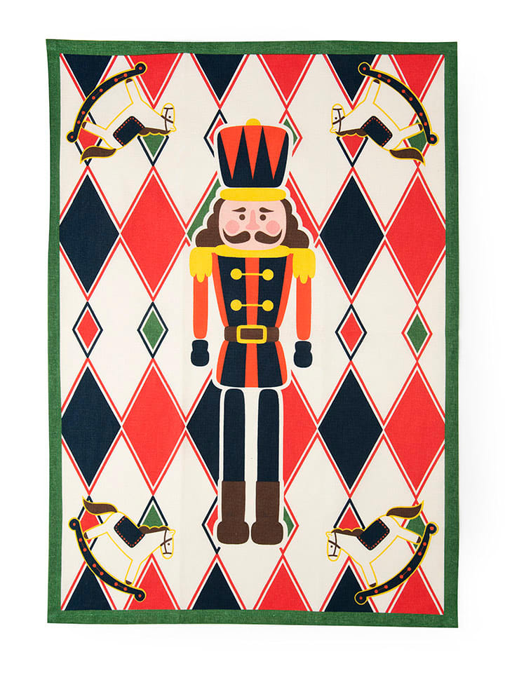 Trendy Kitchen by EXCÉLSA Ściereczka "Vinatge Christmas" ze wzorem - 70 x 50 cm rozmiar: onesize
