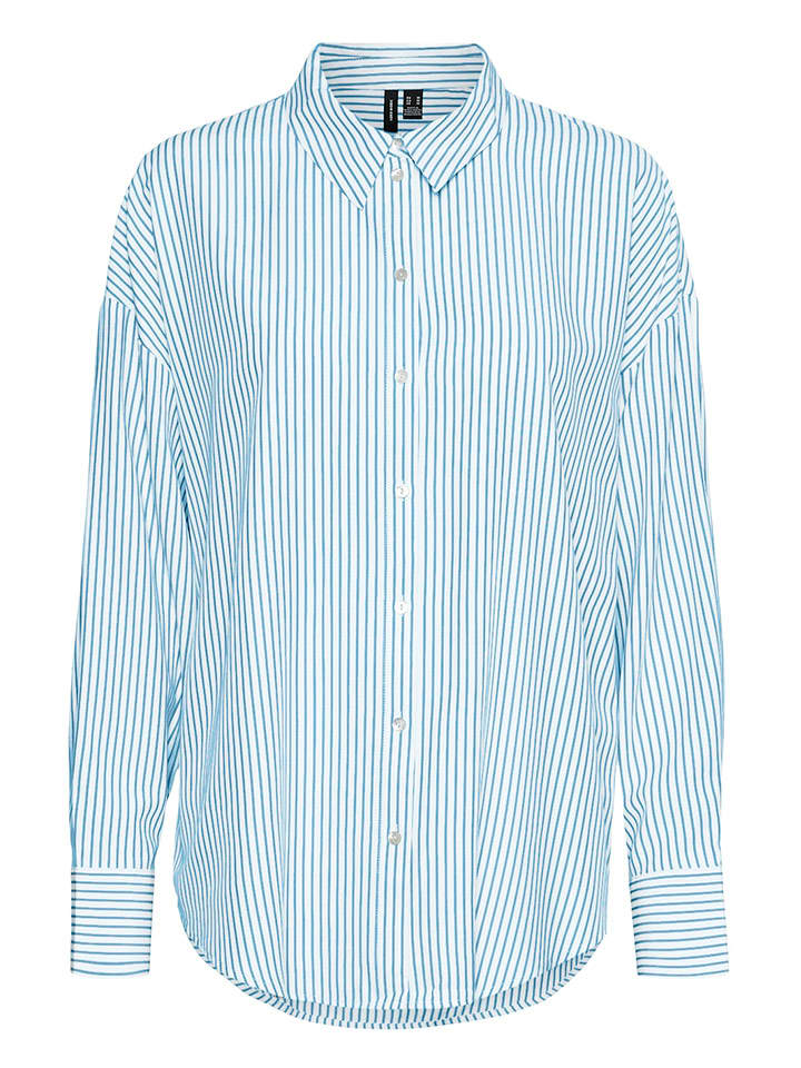 Vero Moda Bluzka w kolorze błękitno-białym rozmiar: XS