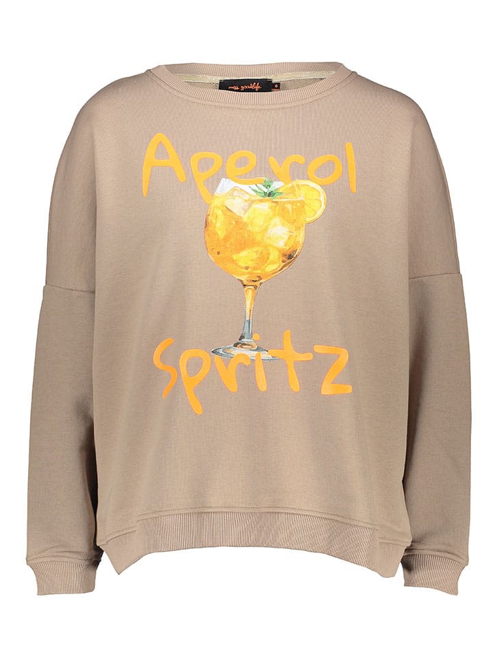 miss goodlife Bluza w kolorze beżowym rozmiar: M