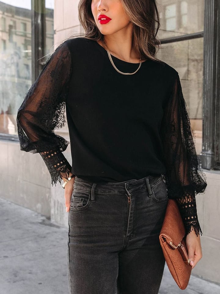 LA Angels Bluzka w kolorze czarnym rozmiar: L