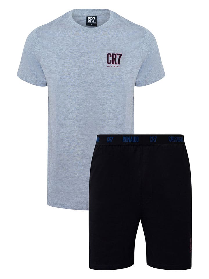 CR7 Piżama w kolorze szaro-czarnym rozmiar: L