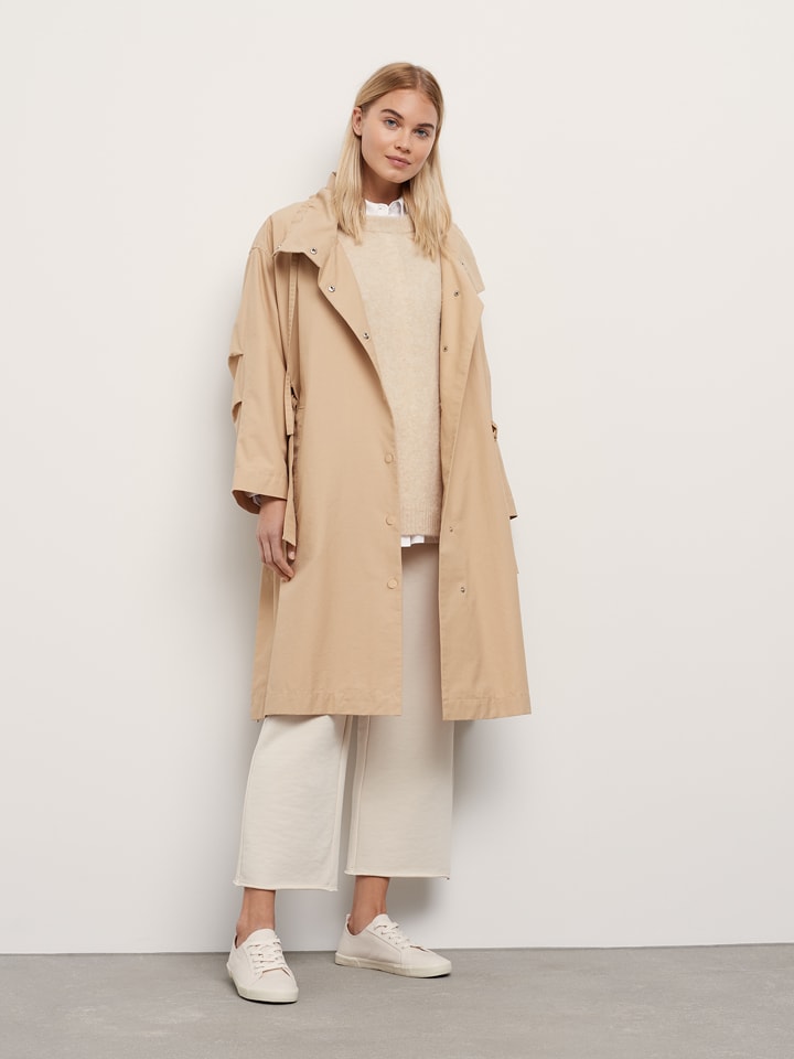 OPUS Trencz "Herike" w kolorze beżowym rozmiar: L