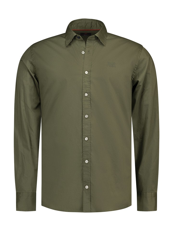 NEW ZEALAND AUCKLAND Koszula w kolorze khaki rozmiar: M