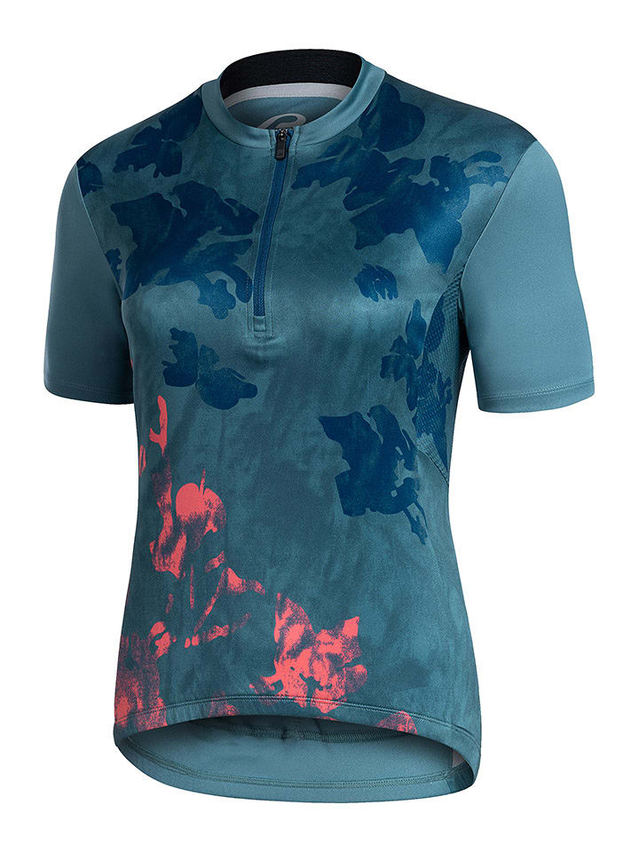 Protective Koszulka kolarska "Luckleaf" w kolorze morskim rozmiar: 42